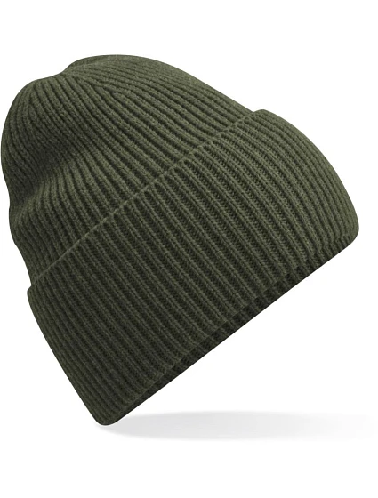 Beechfield B 384R Dlouhá pletená čepice s manžetou 53.384R olive green Beechfield B 384R Dlouhá pletená čepice s manžetou 53.384R olive green
