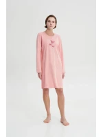 Noční košile s dlouhými rukávy model 18938377 - Vamp