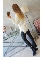 Svetr s límečkem v barvě ecru