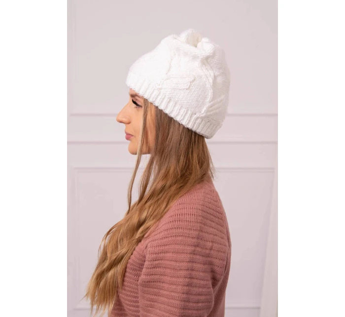 Majka dámská čepice K376 smetanová - Oliwier