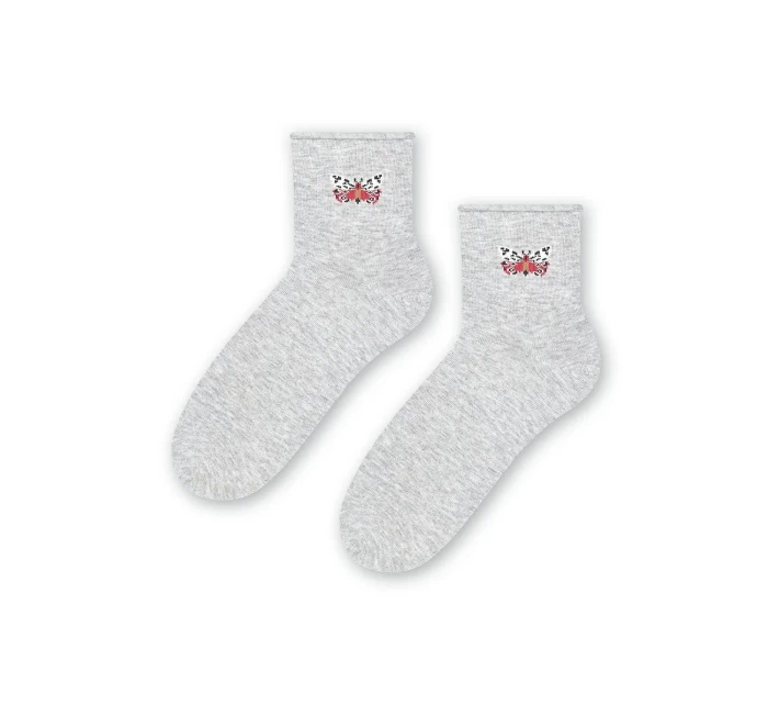 Vzorované netlačící ponožky Steven art.099 35-40