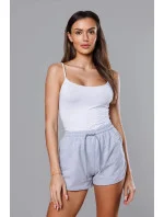 Šedé dámské sportovní šortky model 18369421 - J.STYLE Šedé dámské sportovní šortky model 18369421 - J.STYLE