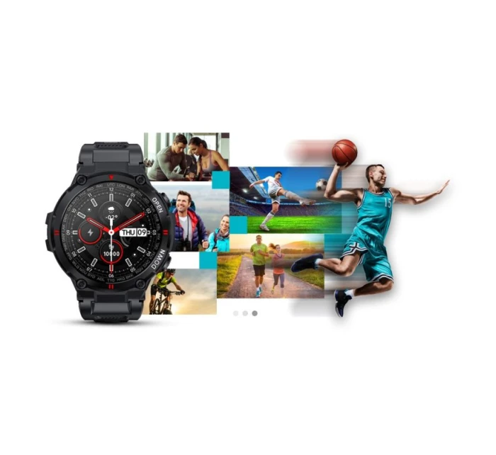 Chytré hodinky GIEWONT Black GW430-1 Chytré hodinky GIEWONT Black GW430-1