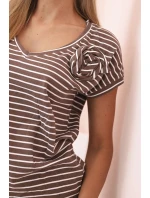 Top dámský bavlněný na ramínkách s výstřihem do V bílá Top dámský bavlněný na ramínkách s výstřihem do V bílá