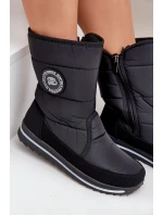 Dámské sněhule se zipem Progress model 21602451 Černé - Boto