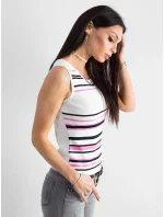 Dámský top AT TP 5038.28P bílý a růžový