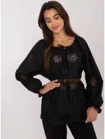 Bluzka LK BZ model 20470371 czarny - FPrice Bluzka LK BZ model 20470371 czarny - FPrice