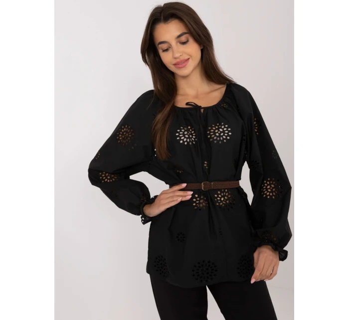 Bluzka LK BZ model 20470371 czarny - FPrice Bluzka LK BZ model 20470371 czarny - FPrice