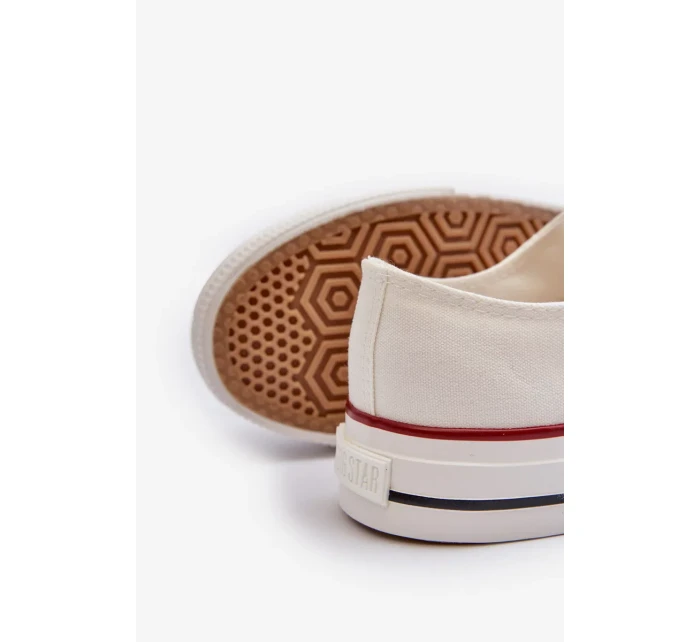 Dámské nízké tenisky Big Star Bílé Dámské nízké tenisky Big Star Bílé