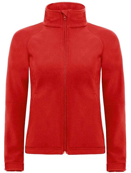B&C Hooded Softshell /women Dámská 3-vrstvá softshellová bunda s kapucí 01.0937 red B&C Hooded Softshell /women Dámská 3-vrstvá softshellová bunda s kapucí 01.0937 red