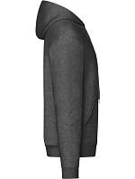 Classic Hooded Sweat Jacket Mikina s kapucí model 22534302 dark heather grey - Fruit of the Loom Classic Hooded Sweat Jacket Mikina s kapucí model 22534302 dark heather grey - Fruit of the Loom