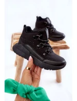 Dětské boty Memory Foam Big Star model 21601086 Černe - Big Star Shoes Dětské boty Memory Foam Big Star model 21601086 Černe - Big Star Shoes