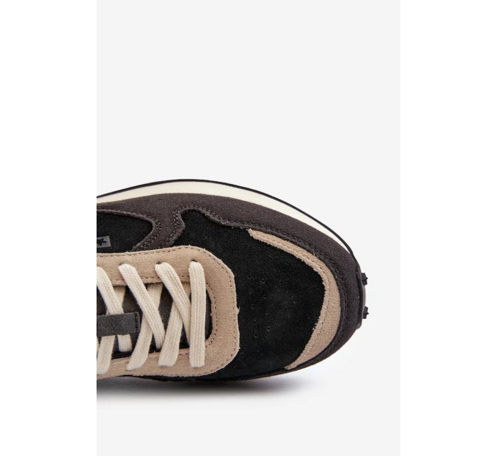 Pánské tenisky s pamětí Memory Foam System Big Star NN174357 Černé Pánské tenisky s pamětí Memory Foam System Big Star NN174357 Černé