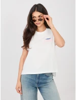 T shirt D12022M02769B biały T shirt D12022M02769B biały