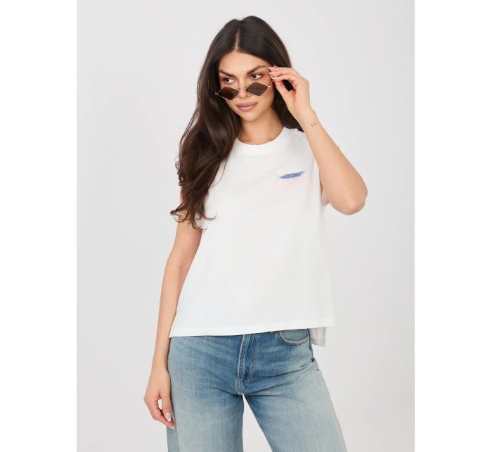 T shirt D12022M02769B biały T shirt D12022M02769B biały