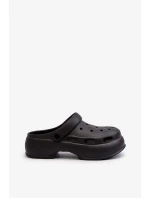 Dámské pěnové pantofle s masivní podrážkou Black model 20448799 - Kesi