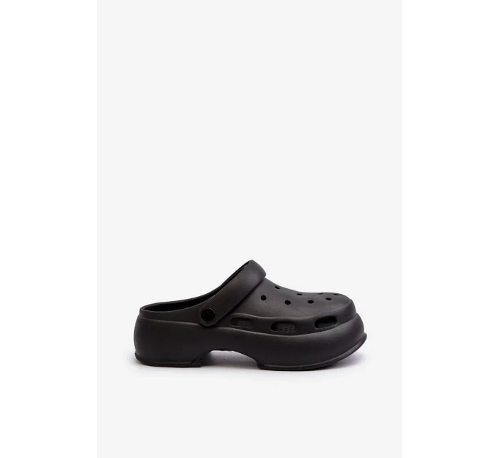 Dámské pěnové pantofle s masivní podrážkou Black model 20448799 - Kesi