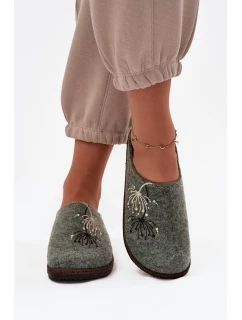 Dámské domácí pantofle Inblu NL000011 – zelené