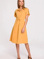 Dámské košilové šaty Yellow S298 - Stylove