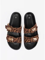 Luxusní se zvířecím motivem dámské nazouváky platforma Luxusní se zvířecím motivem dámské nazouváky platforma