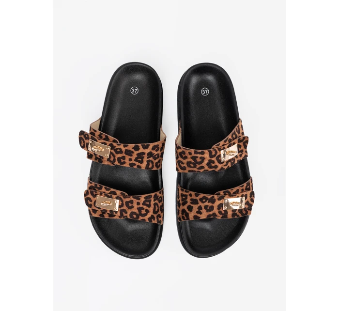 Luxusní se zvířecím motivem dámské nazouváky platforma Luxusní se zvířecím motivem dámské nazouváky platforma