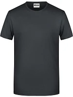 8008 Pánské tričko z bio bavlny model 22437897 black - Daiber
