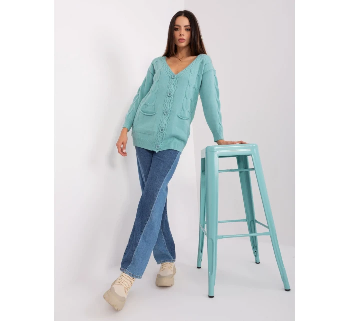 Sweter AT SW model 18909375 mietowy - FPrice