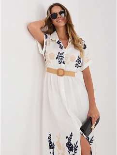 Šaty IR SK 2689 1.88 bílá a tmavě modrá