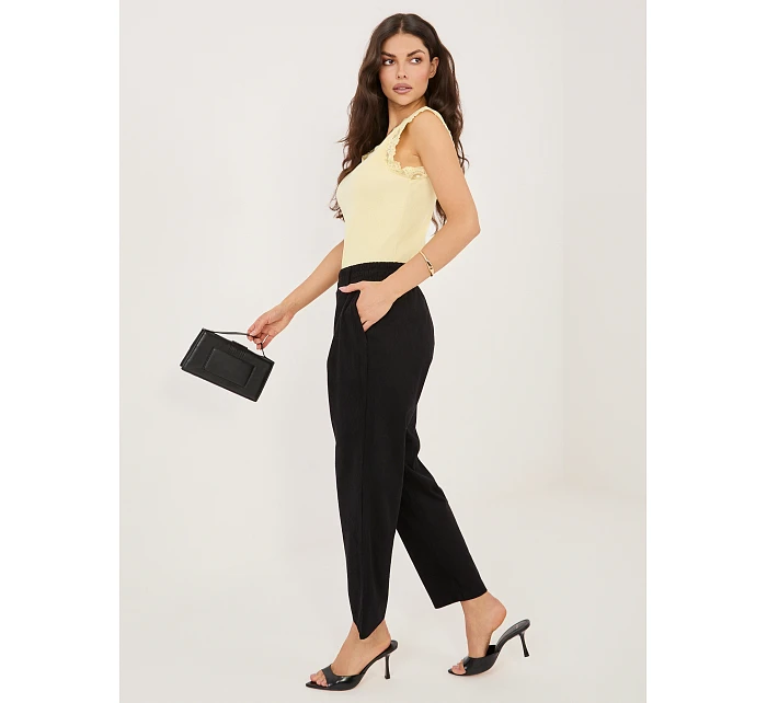 Spodnie RV SP model 22109712 czarny - FPrice Spodnie RV SP model 22109712 czarny - FPrice