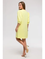 Šaty áčkového střihu s rukávy model 21047127 - BeWear