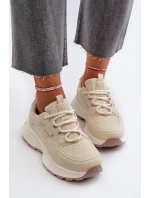 Dámské tenisky HI-POLY SYSTEM Big Star Béžová Dámské tenisky HI-POLY SYSTEM Big Star Béžová