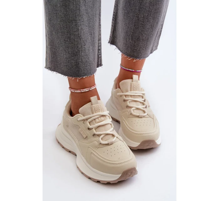 Dámské tenisky HI-POLY SYSTEM Big Star Béžová Dámské tenisky HI-POLY SYSTEM Big Star Béžová