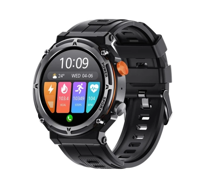 VELTORI VT130-1 Smartwatch Černý silikonový řemínek