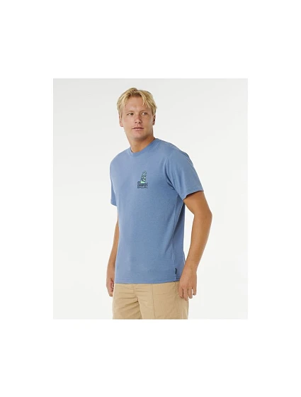 Pánské tričko RIP CURL Vaporcool Search Stack Tee, modré Pánské tričko RIP CURL Vaporcool Search Stack Tee, modré