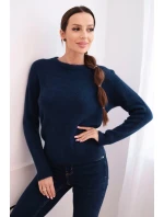 Dámský svetr z baby alpaky s dlouhým rukávem granátový Dámský svetr z baby alpaky s dlouhým rukávem granátový
