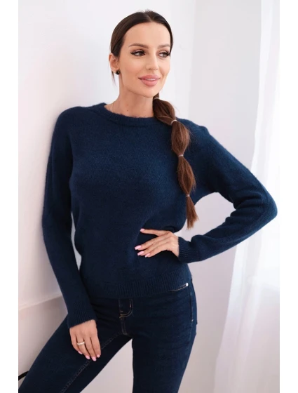 Dámský svetr z baby alpaky s dlouhým rukávem model 21489450 - K-Fashion