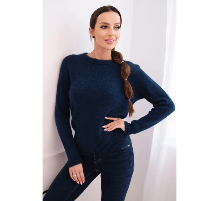 Dámský svetr z baby alpaky s dlouhým rukávem granátový Dámský svetr z baby alpaky s dlouhým rukávem granátový