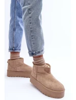 Kůže Boty Na Platformě Bežové model 21630209 - Boto Kůže Boty Na Platformě Bežové model 21630209 - Boto