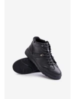 Kožené Zateplené Botky Sneakersy Pánské Černé model 21676829 - Lee Cooper