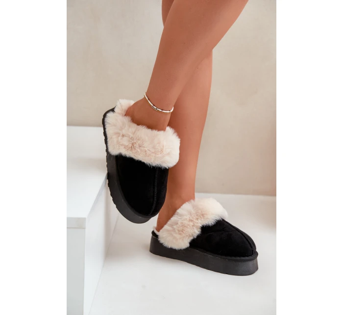 Dámské Sněhule Na Silné Podešvi S Kožíškem Černé Doriola Dámské Sněhule Na Silné Podešvi S Kožíškem Černé Doriola