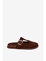 Dámské z umělé semišové hnědé model 22125705 - Boto