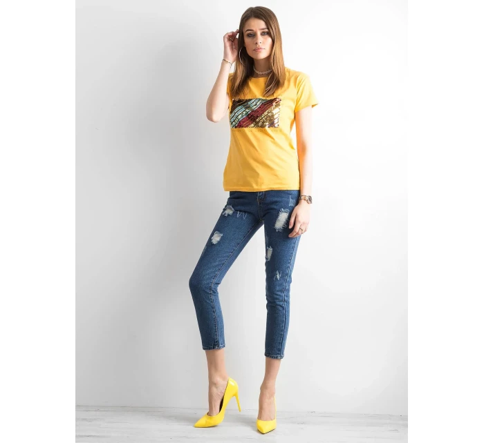 Džínový kalhoty JMP SP CHK004.84 tmavě modrá