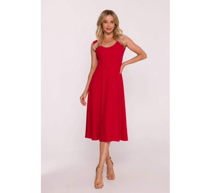 Šaty Fit &  červené model 21470698 - STYLOVE