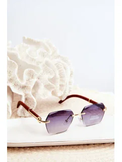 Dámské sluneční brýle UV400 hnědé