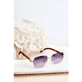 Dámské sluneční brýle UV400 hnědé