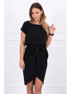 Dámské úpletové šaty model 20731842 černé - Kesi