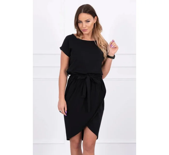 Dámské úpletové šaty model 20731842 černé - Kesi