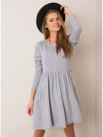 Šaty RV SK 5889.41P šedá - Rue Paris
