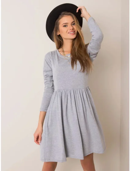 Šaty RV SK 5889.41P šedá - Rue Paris