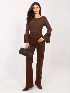 Dámské kalhoty LK SP 510106.14P Tmavě hnědá - FPrice
